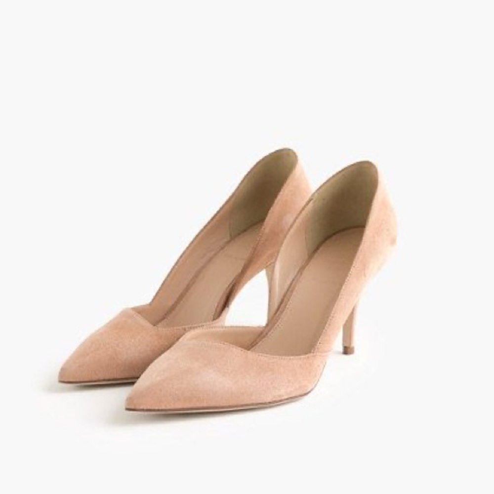 J Crew Colette Suede D’Orsay Pump